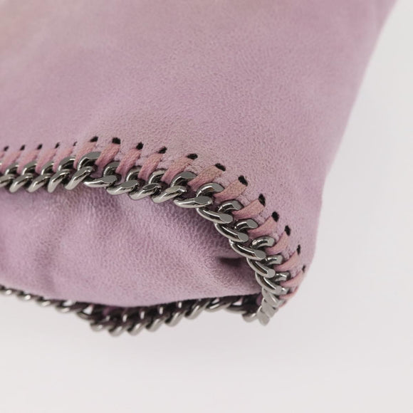 Stella MacCartney Chain Farabella Mini Bag Suede 2way Pink 391698 Auth am9155