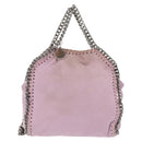 Stella MacCartney Chain Farabella Mini Bag Suede 2way Pink 391698 Auth am9155-2