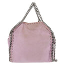 Stella MacCartney Chain Farabella Mini Bag Suede 2way Pink 391698 Auth am9155-3