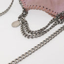 Stella MacCartney Chain Farabella Mini Bag Suede 2way Pink 391698 Auth am9155-7