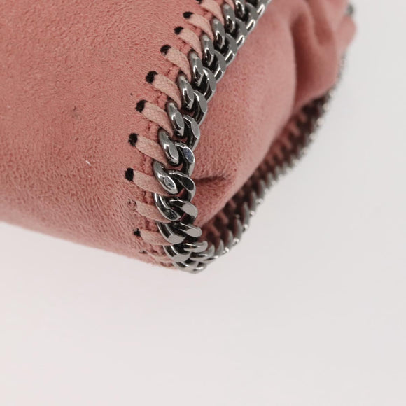 Stella MacCartney Chain Farabella Mini Bag Suede 2way Pink 391698 Auth am9156