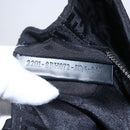 FENDI Zucchino Canvas Hand Bag Black Silver Auth am9157-12