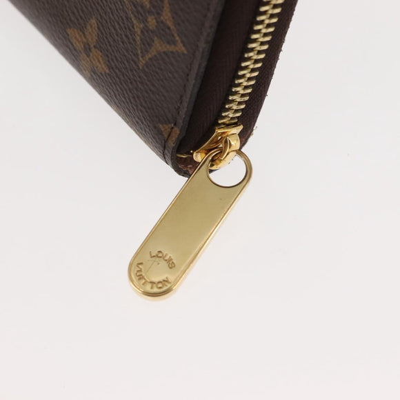 LOUIS VUITTON Monogram Zippy Wallet Long Wallet M42616 LV Auth am9162