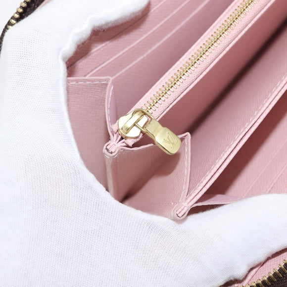 LOUIS VUITTON Monogram Zippy Wallet Long Wallet M42616 LV Auth am9162