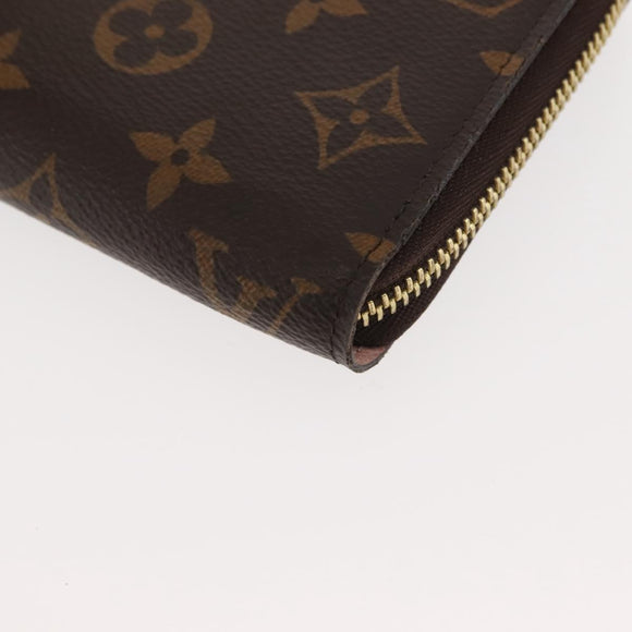 LOUIS VUITTON Monogram Zippy Wallet Long Wallet M42616 LV Auth am9162