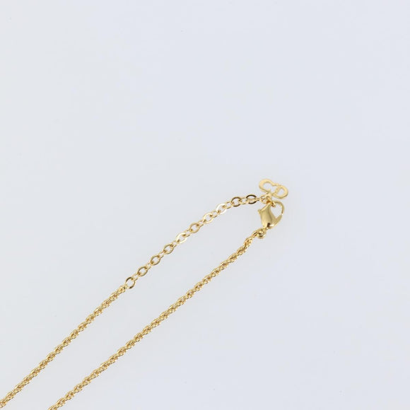Christian Dior Necklace metal Gold Auth am9174