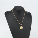 Christian Dior Necklace metal Gold Auth am9174-14