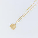 Christian Dior Necklace metal Gold Auth am9174-4