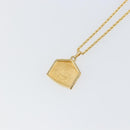 Christian Dior Necklace metal Gold Auth am9174-9