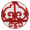 HERMES Guadalquivir Plate Pottery Red Auth am9176-2