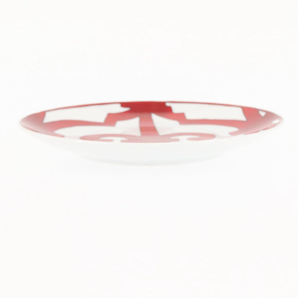 HERMES Guadalquivir Plate Pottery Red Auth am9176