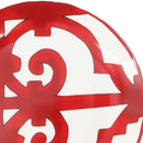 HERMES Guadalquivir Plate Pottery Red Auth am9176-9