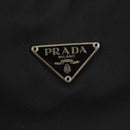 PRADA Hand Bag Nylon Black Silver Auth am9186V-17