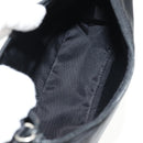 PRADA Hand Bag Nylon Black Silver Auth am9186V-11