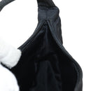 PRADA Hand Bag Nylon Black Silver Auth am9186V-19