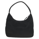 PRADA Hand Bag Nylon Black Silver Auth am9186V-2