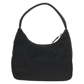 PRADA Hand Bag Nylon Black Silver Auth am9186V - 0