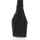 PRADA Hand Bag Nylon Black Silver Auth am9186V-3