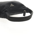 PRADA Hand Bag Nylon Black Silver Auth am9186V-7