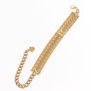 VERSACE Necklace metal Gold Auth am9188-9
