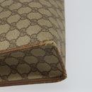 GUCCI GG Supreme Web Sherry Line Tote Bag PVC Beige Red 89 02 997 Auth am9191-16