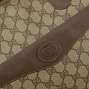 GUCCI GG Supreme Web Sherry Line Tote Bag PVC Beige Red 89 02 997 Auth am9191-17