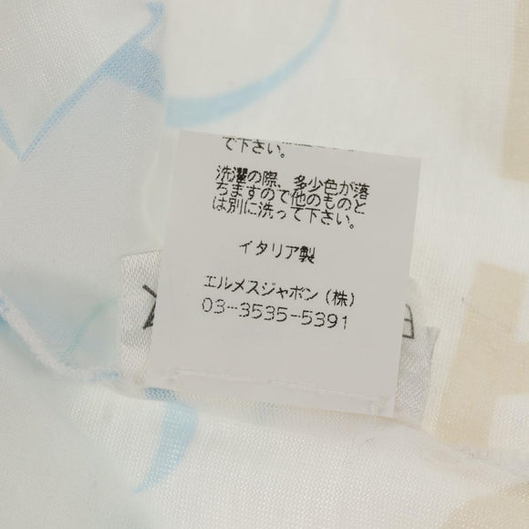 HERMES Margiela Period Short Sleeved T Shirt Cotton White Auth am9197V