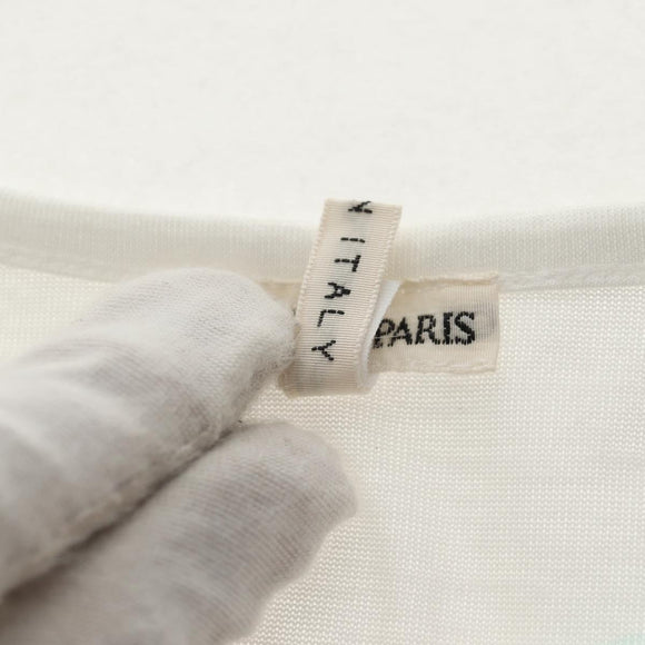 HERMES Margiela Period Short Sleeved T Shirt Cotton White Auth am9197V