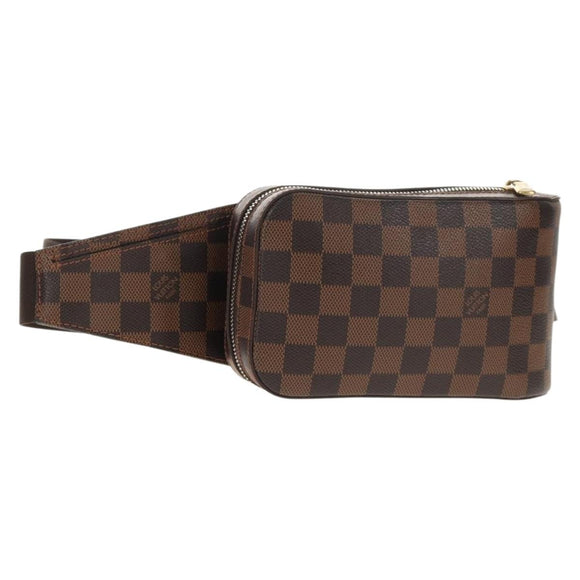 LOUIS VUITTON Damier Ebene Geronimos Shoulder Bag N51994 LV Auth am9198V
