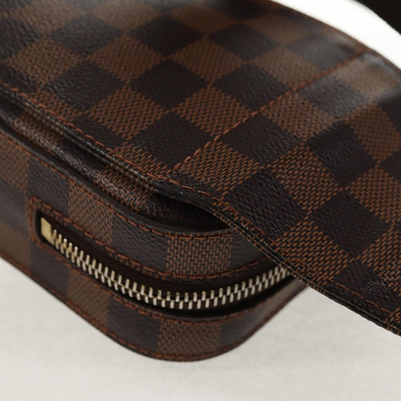LOUIS VUITTON Damier Ebene Geronimos Shoulder Bag N51994 LV Auth am9198V