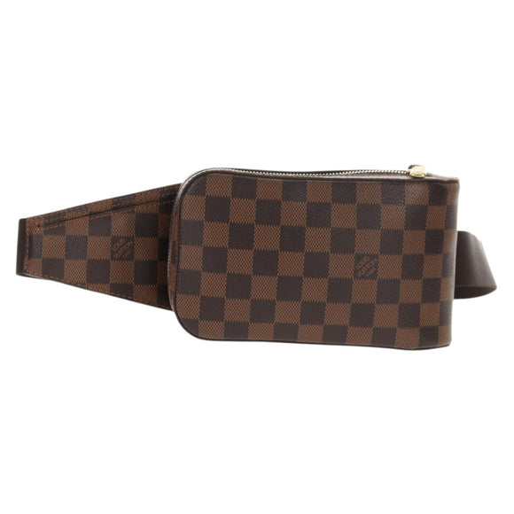 LOUIS VUITTON Damier Ebene Geronimos Shoulder Bag N51994 LV Auth am9198V