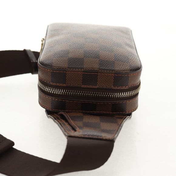 LOUIS VUITTON Damier Ebene Geronimos Shoulder Bag N51994 LV Auth am9198V