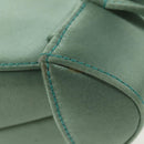 GUCCI Horsebit Backpack Satin Turquoise Blue Gold 005 781 0316 Auth am9199A-19