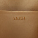 GUCCI Horsebit Backpack Satin Turquoise Blue Gold 005 781 0316 Auth am9199A-24