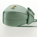 GUCCI Horsebit Backpack Satin Turquoise Blue Gold 005 781 0316 Auth am9199A-4
