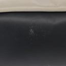 Chloe Bailey Hand Bag Leather 2way Black Beige gold Auth am9201-6