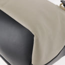 Chloe Bailey Hand Bag Leather 2way Black Beige gold Auth am9201-17
