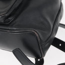 GUCCI Bamboo Backpack Leather Navy Gold 003 58 0030 Auth am9202-17