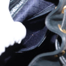 GUCCI Bamboo Backpack Leather Navy Gold 003 58 0030 Auth am9202-26