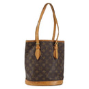 LOUIS VUITTON Monogram Bucket PM Shoulder Bag M42238 LV Auth am9204-1