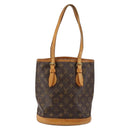 LOUIS VUITTON Monogram Bucket PM Shoulder Bag M42238 LV Auth am9204-2