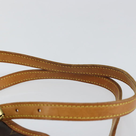 LOUIS VUITTON Monogram Bucket PM Shoulder Bag M42238 LV Auth am9204