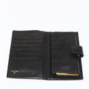 CHANEL Long Wallet Lamb Skin Black CC Auth am9206-8
