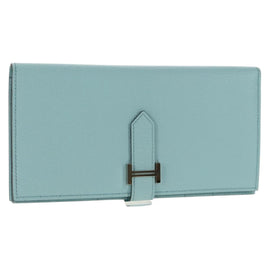 HERMES Bane Souffle Wallet Shave Light Blue Auth am9208SM