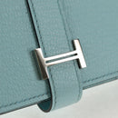 HERMES Bane Souffle Wallet Shave Light Blue Auth am9208SM-18