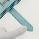 HERMES Bane Souffle Wallet Shave Light Blue Auth am9208SM-9