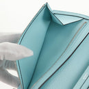 HERMES Bane Souffle Wallet Shave Light Blue Auth am9208SM-11