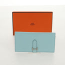 HERMES Bane Souffle Wallet Shave Light Blue Auth am9208SM-13