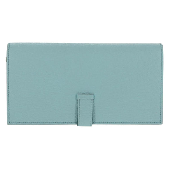 HERMES Bane Souffle Wallet Shave Light Blue Auth am9208SM