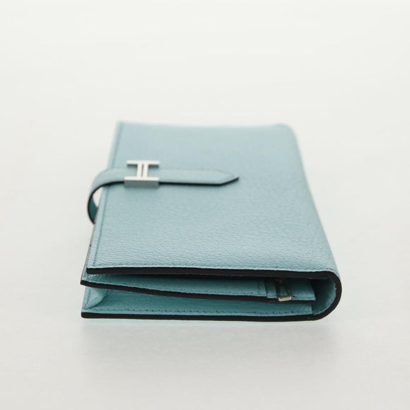 HERMES Bane Souffle Wallet Shave Light Blue Auth am9208SM